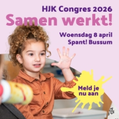 Werk jij met jonge kinderen? Dan mag je het HJK Congres niet missen! Werk jij met jonge kinderen? Dan mag je het HJK Congres niet missen!