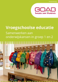 Nieuwe handreiking vroegschoolse educatie in groep 1 en 2